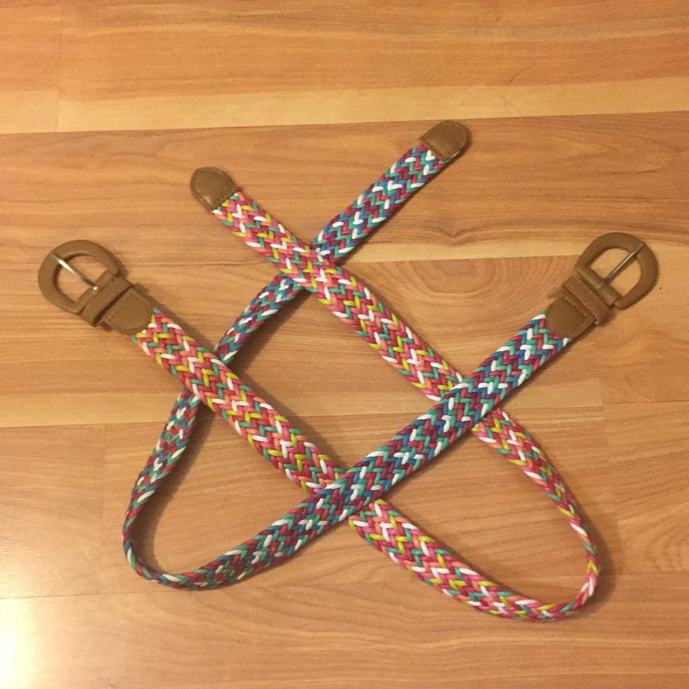 Two Girls Colorful Belts